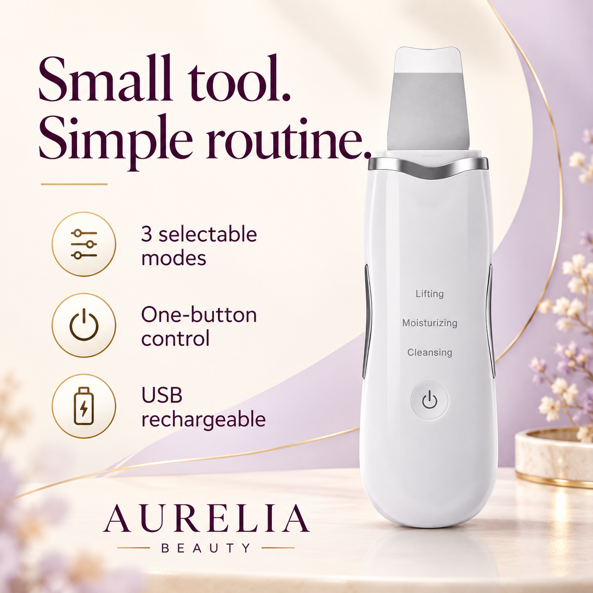 Aurora Cleanse™ Ultrasonic Facial Purifier