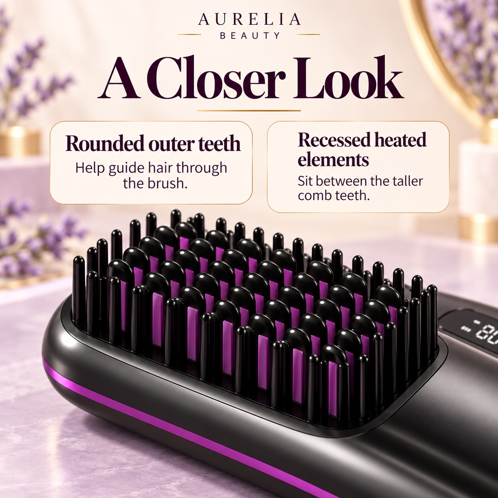 Aurelia Sleek™ Cordless Straightening Brush