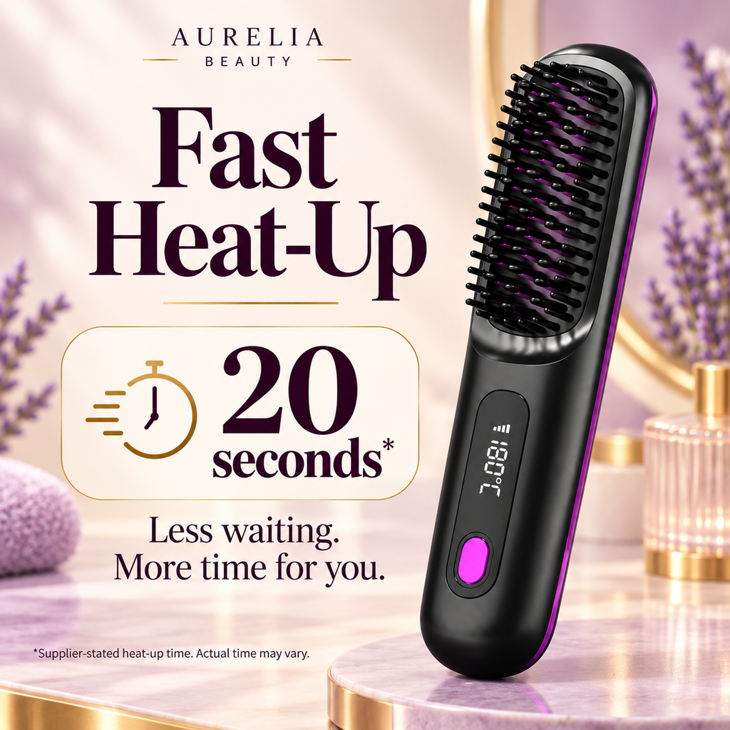 Aurelia Sleek™ Cordless Straightening Brush