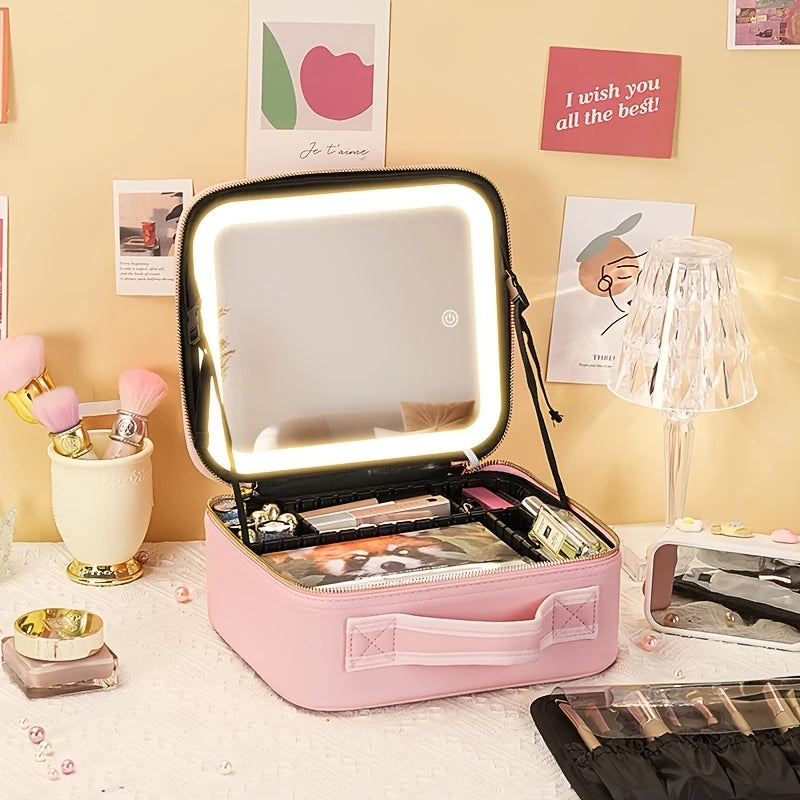 LED Rechargeable Makeup Case
